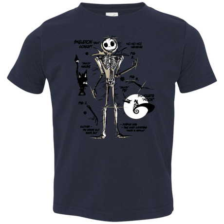 T-Shirts Navy / 2T Skeleton Concept Toddler Premium T-Shirt
