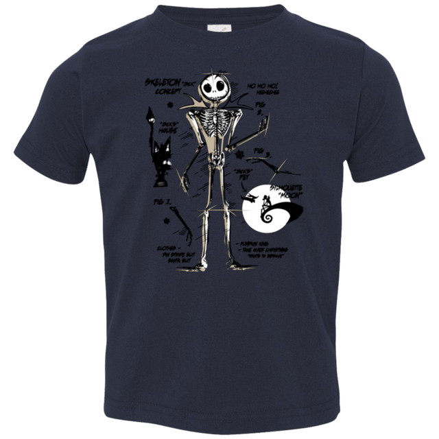 T-Shirts Navy / 2T Skeleton Concept Toddler Premium T-Shirt