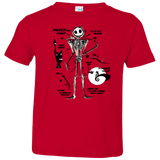 T-Shirts Red / 2T Skeleton Concept Toddler Premium T-Shirt