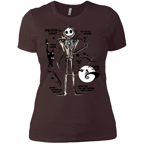 T-Shirts Dark Chocolate / X-Small Skeleton Concept Women's Premium T-Shirt