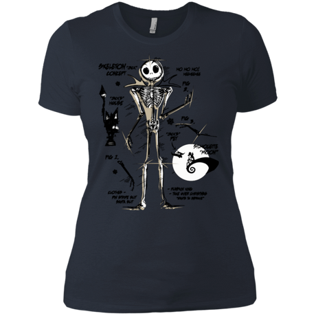 T-Shirts Indigo / X-Small Skeleton Concept Women's Premium T-Shirt