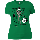 T-Shirts Kelly Green / X-Small Skeleton Concept Women's Premium T-Shirt