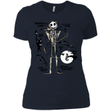T-Shirts Midnight Navy / X-Small Skeleton Concept Women's Premium T-Shirt
