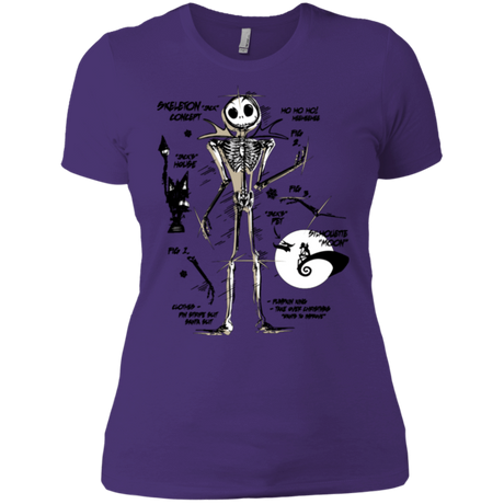 T-Shirts Purple / X-Small Skeleton Concept Women's Premium T-Shirt