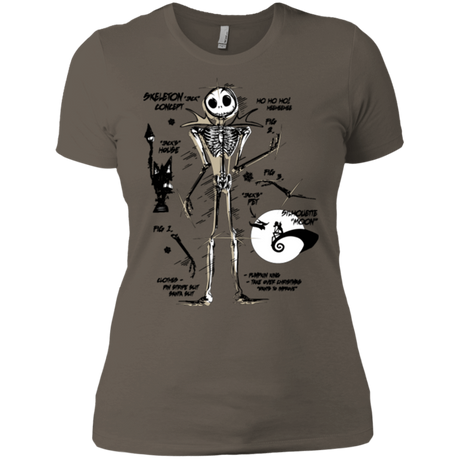 T-Shirts Warm Grey / X-Small Skeleton Concept Women's Premium T-Shirt