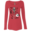 T-Shirts Vintage Red / Small Skeleton Concept Women's Triblend Long Sleeve Shirt