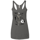 T-Shirts Premium Heather / X-Small Skeleton Concept Women's Triblend Racerback Tank