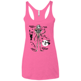 T-Shirts Vintage Pink / X-Small Skeleton Concept Women's Triblend Racerback Tank
