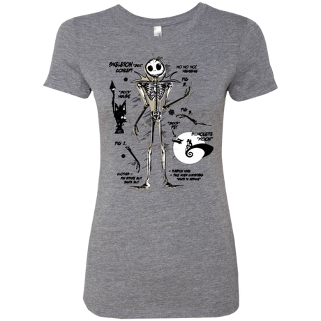T-Shirts Premium Heather / Small Skeleton Concept Women's Triblend T-Shirt