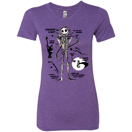 T-Shirts Purple Rush / Small Skeleton Concept Women's Triblend T-Shirt