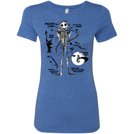 T-Shirts Vintage Royal / Small Skeleton Concept Women's Triblend T-Shirt