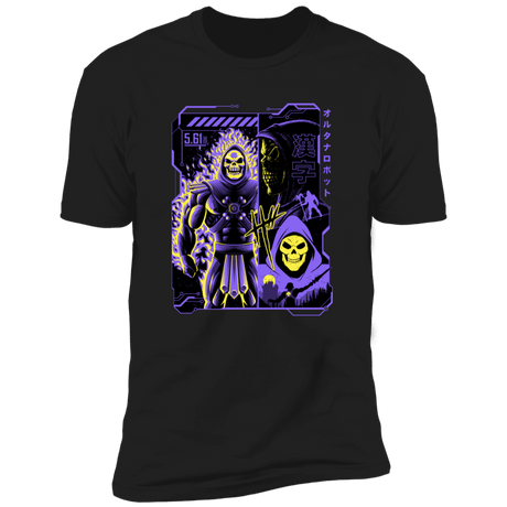 T-Shirts Black / X-Small Skeleton Manga Men's Premium T-Shirt
