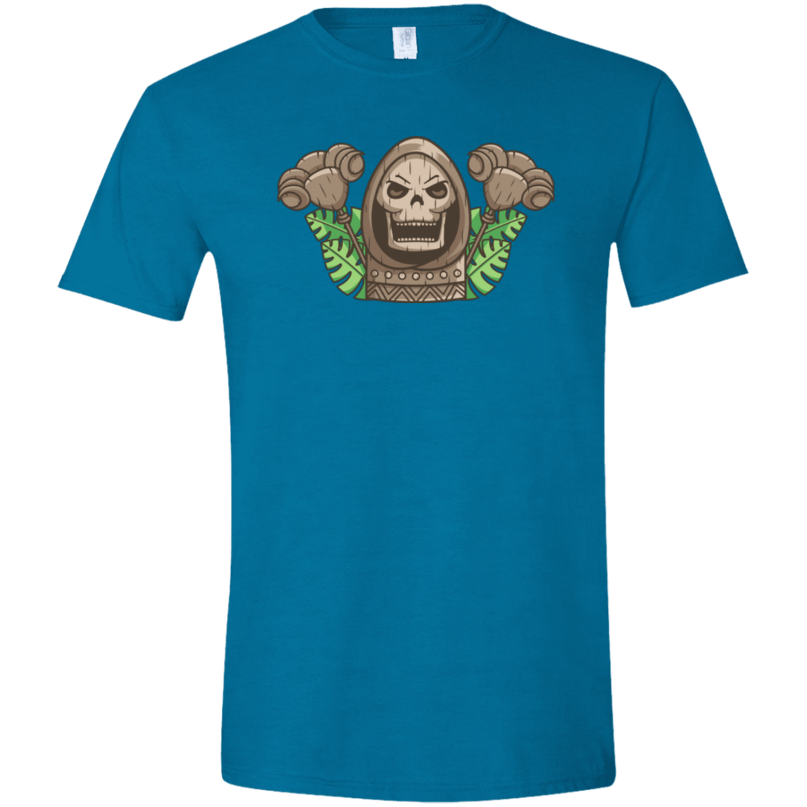 T-Shirts Antique Sapphire / S Skeletor Tiki Men's Semi-Fitted Softstyle