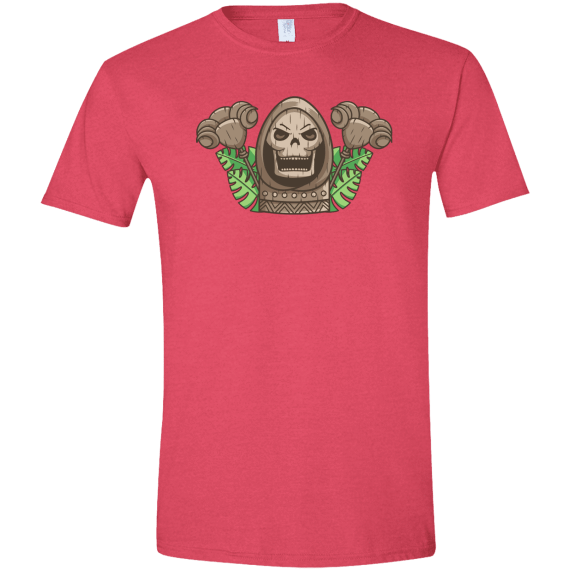 T-Shirts Heather Red / S Skeletor Tiki Men's Semi-Fitted Softstyle