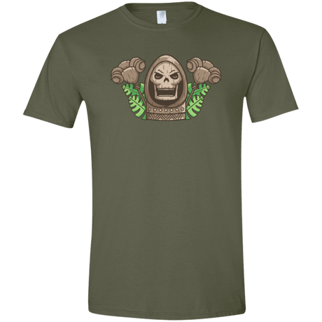 T-Shirts Military Green / S Skeletor Tiki Men's Semi-Fitted Softstyle