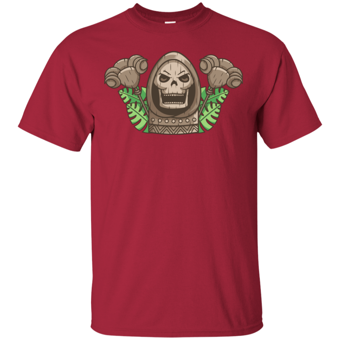 T-Shirts Cardinal / S Skeletor Tiki T-Shirt