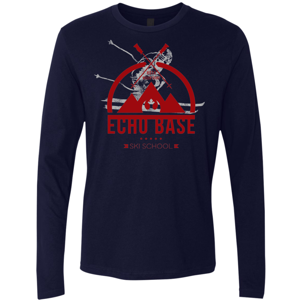 T-Shirts Midnight Navy / Small Ski School Men's Premium Long Sleeve