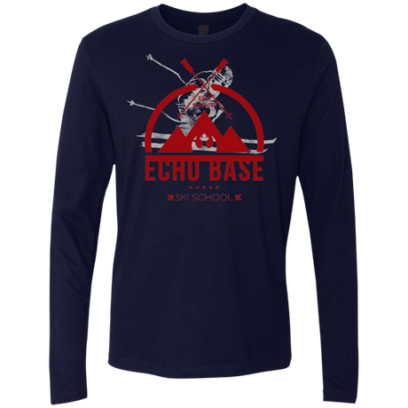 T-Shirts Midnight Navy / Small Ski School Men's Premium Long Sleeve