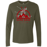 T-Shirts Military Green / Small Ski School Men's Premium Long Sleeve