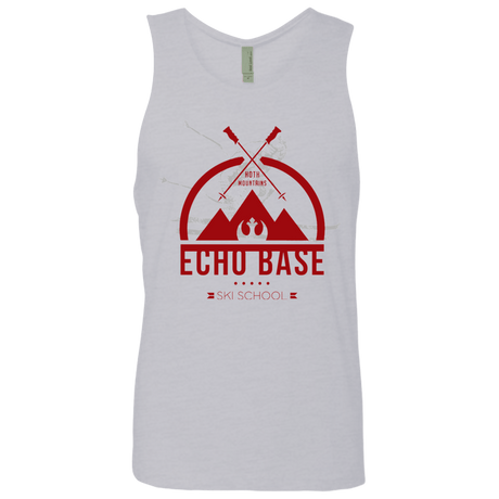 T-Shirts Heather Grey / Small Ski School Men's Premium Tank Top