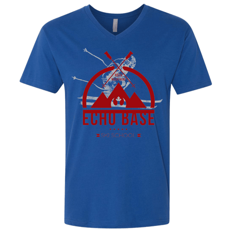 T-Shirts Royal / X-Small Ski School Men's Premium V-Neck