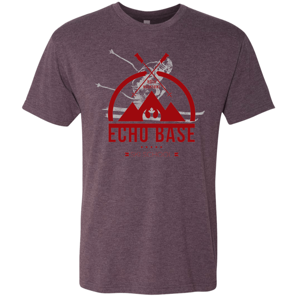 T-Shirts Vintage Purple / Small Ski School Men's Triblend T-Shirt