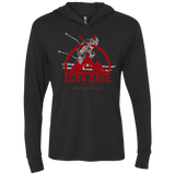 T-Shirts Vintage Black / X-Small Ski School Triblend Long Sleeve Hoodie Tee