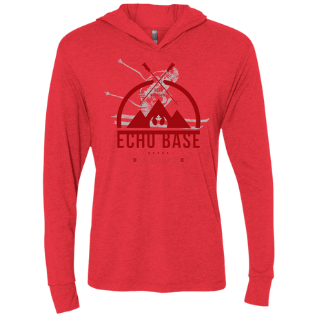 T-Shirts Vintage Red / X-Small Ski School Triblend Long Sleeve Hoodie Tee