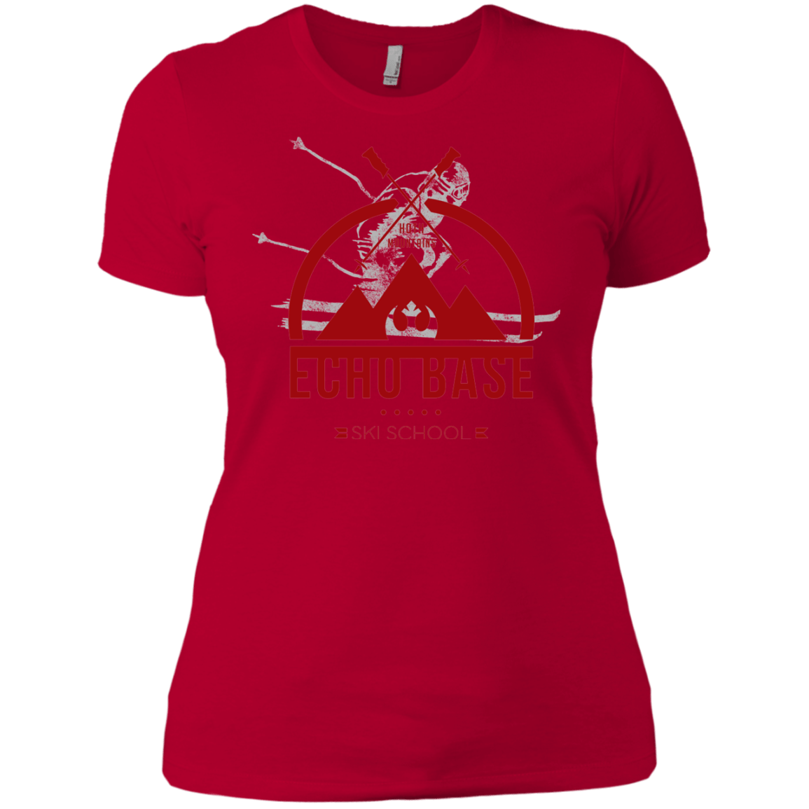 T-Shirts Red / X-Small Ski School Women's Premium T-Shirt