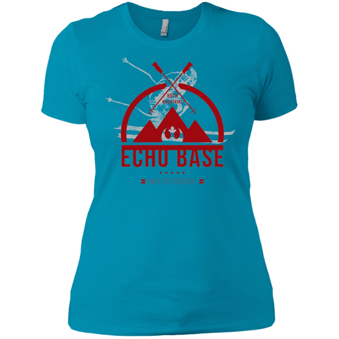 T-Shirts Turquoise / X-Small Ski School Women's Premium T-Shirt