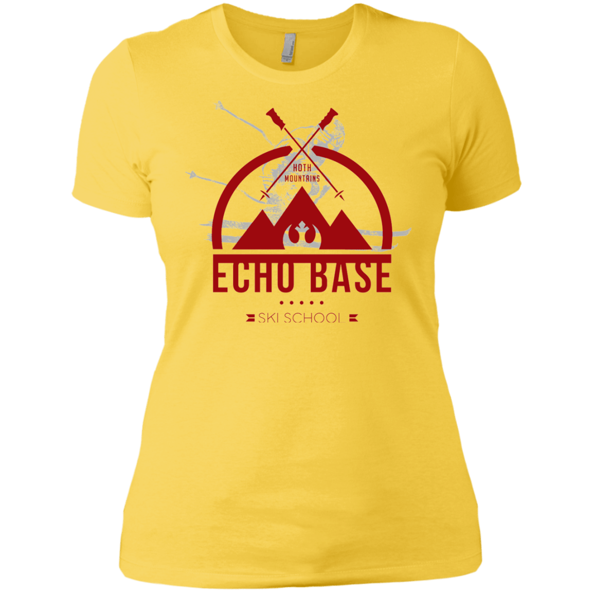 T-Shirts Vibrant Yellow / X-Small Ski School Women's Premium T-Shirt