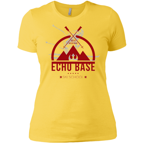 T-Shirts Vibrant Yellow / X-Small Ski School Women's Premium T-Shirt