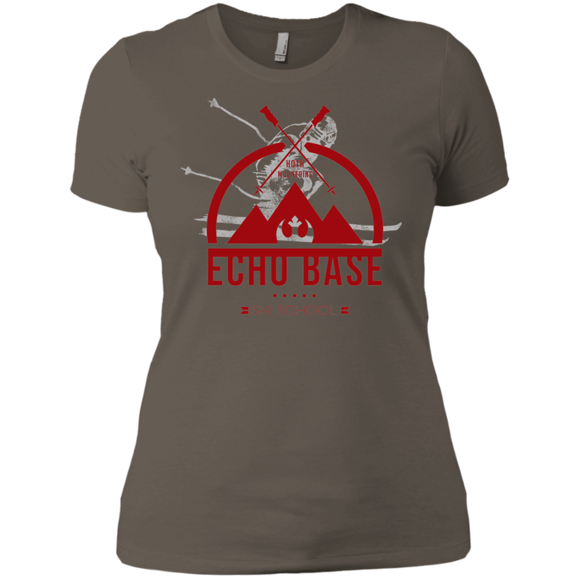 T-Shirts Warm Grey / X-Small Ski School Women's Premium T-Shirt