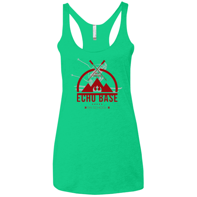 T-Shirts Envy / X-Small Ski School Women's Triblend Racerback Tank