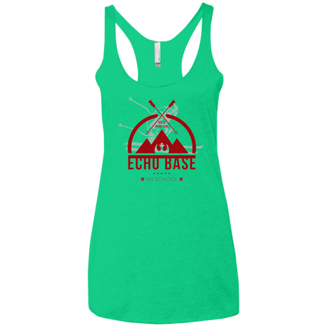 T-Shirts Envy / X-Small Ski School Women's Triblend Racerback Tank