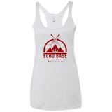 T-Shirts Heather White / X-Small Ski School Women's Triblend Racerback Tank
