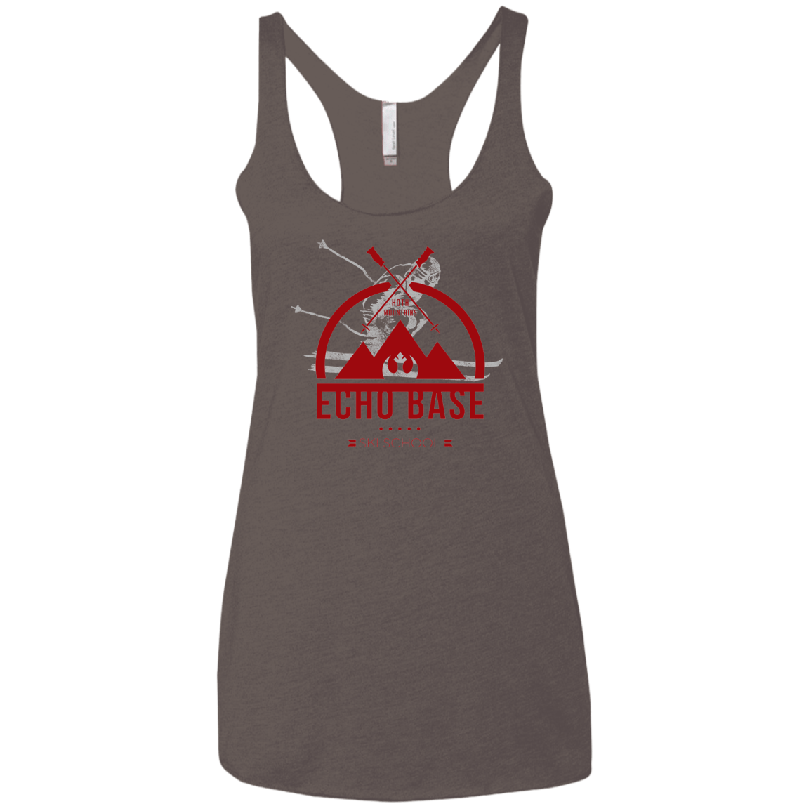 T-Shirts Macchiato / X-Small Ski School Women's Triblend Racerback Tank