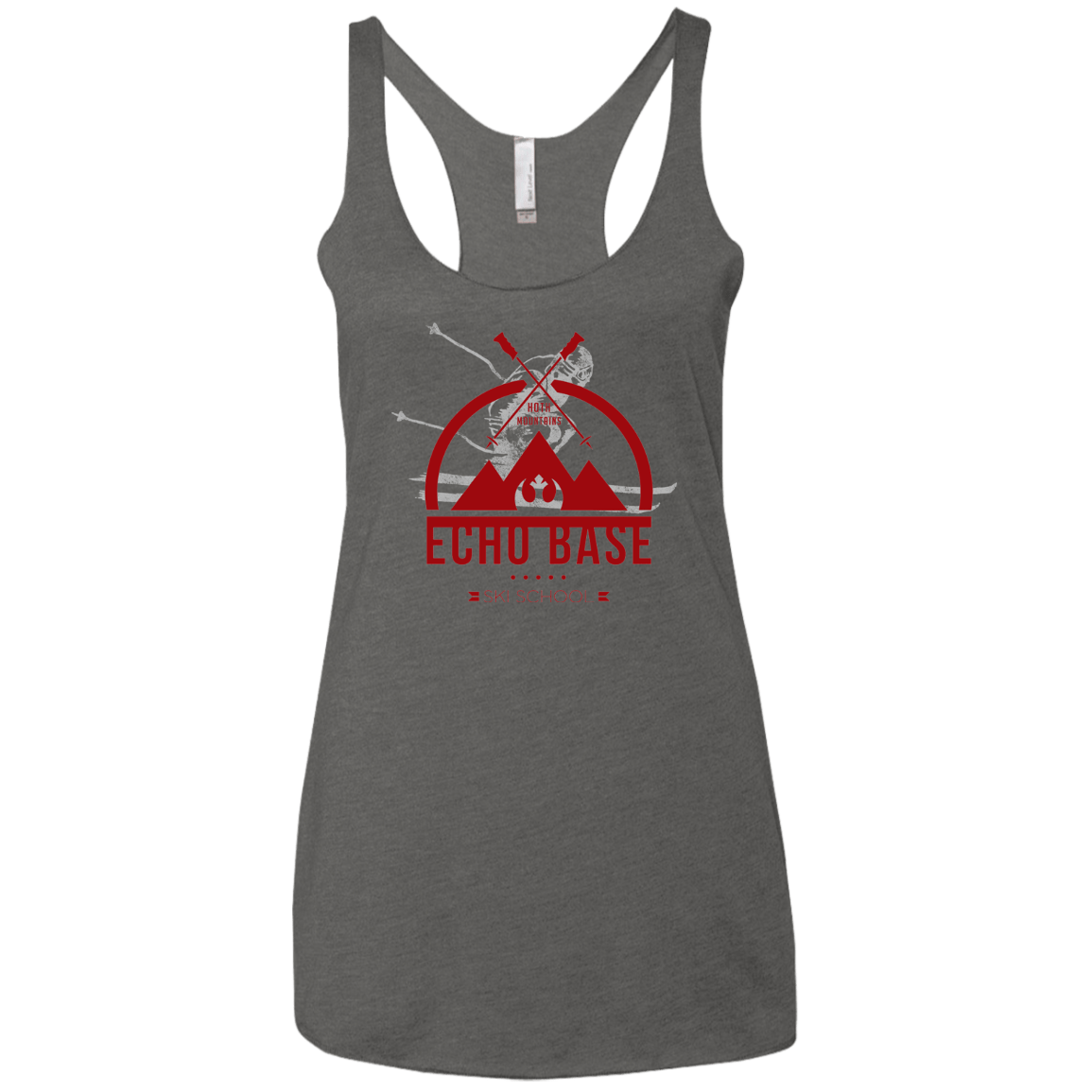 T-Shirts Premium Heather / X-Small Ski School Women's Triblend Racerback Tank