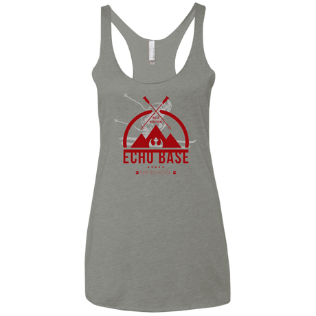 T-Shirts Venetian Grey / X-Small Ski School Women's Triblend Racerback Tank