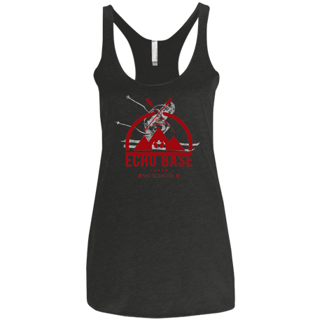 T-Shirts Vintage Black / X-Small Ski School Women's Triblend Racerback Tank