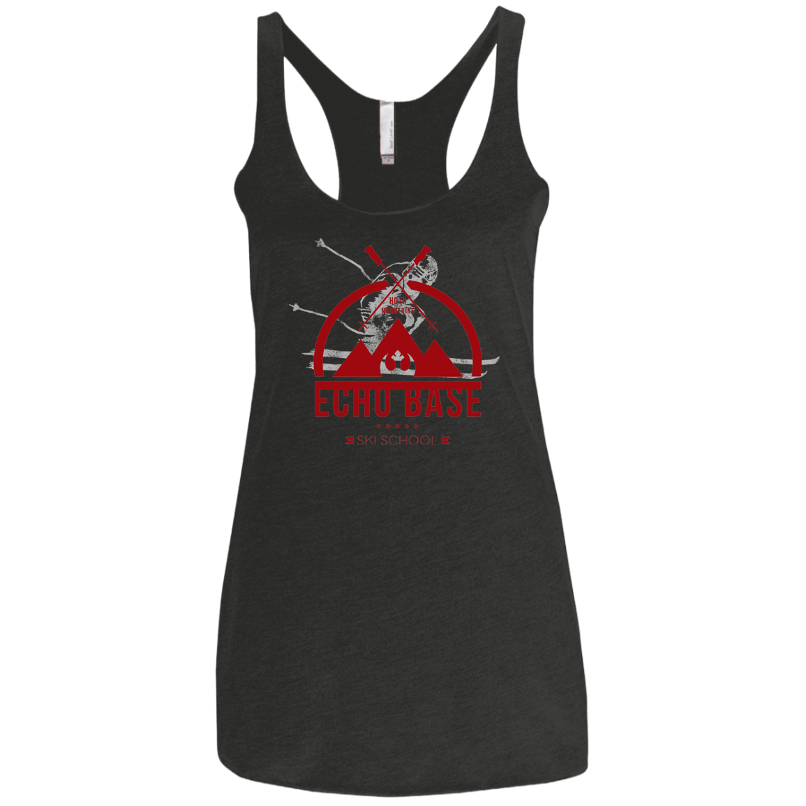 T-Shirts Vintage Black / X-Small Ski School Women's Triblend Racerback Tank