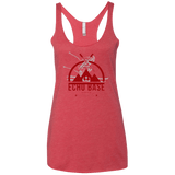 T-Shirts Vintage Red / X-Small Ski School Women's Triblend Racerback Tank