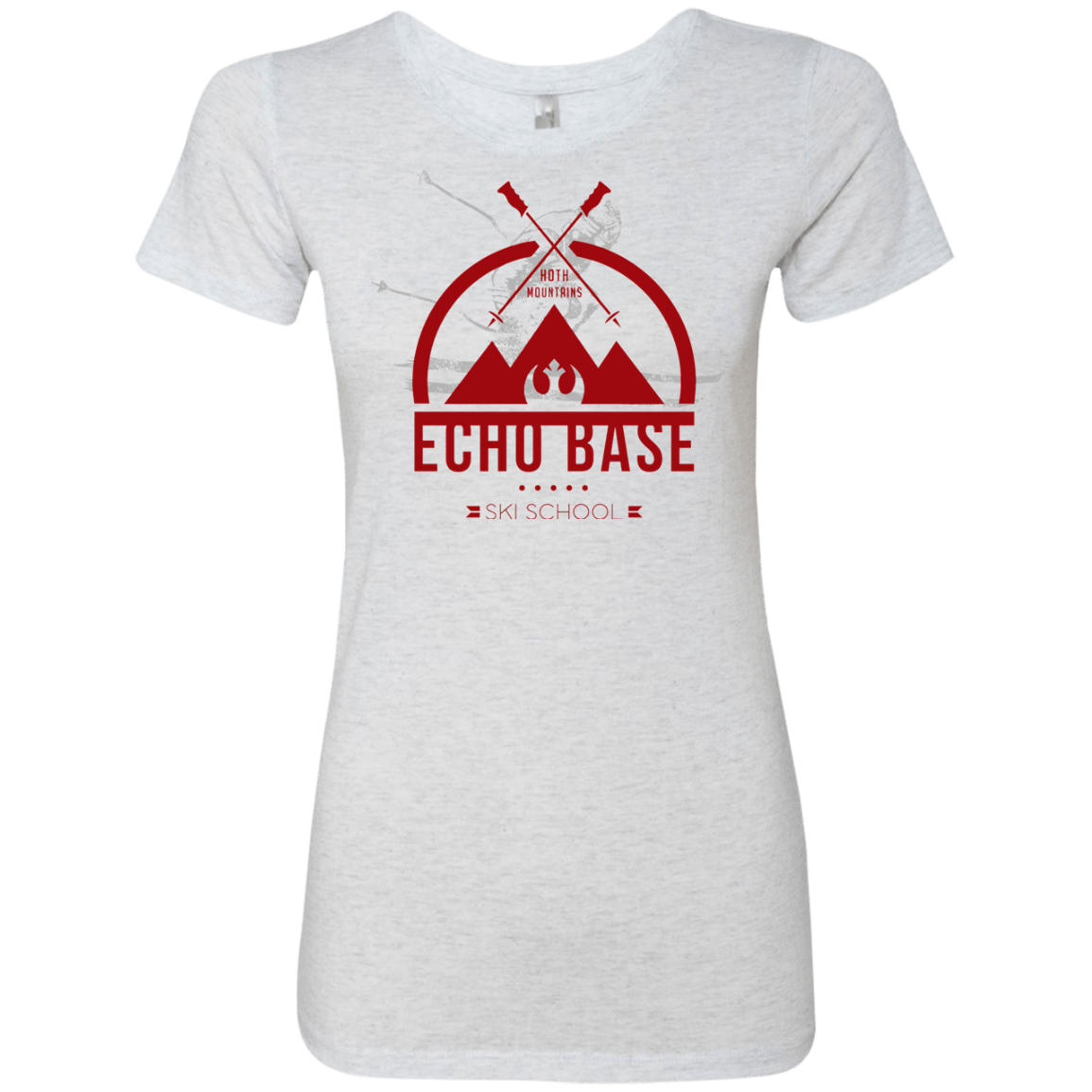 T-Shirts Heather White / Small Ski School Women's Triblend T-Shirt