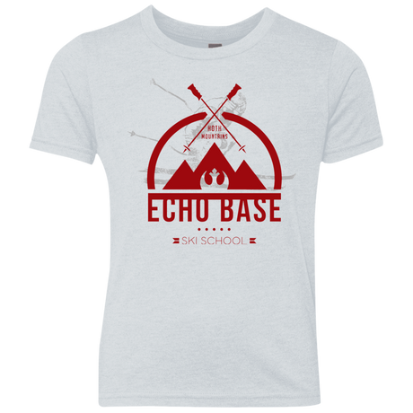 T-Shirts Heather White / YXS Ski School Youth Triblend T-Shirt