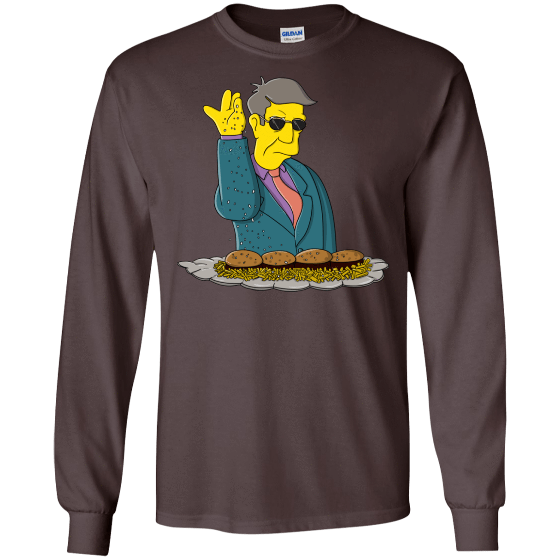 T-Shirts Dark Chocolate / S Skinner Bae Hams Men's Long Sleeve T-Shirt