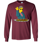 T-Shirts Maroon / S Skinner Bae Hams Men's Long Sleeve T-Shirt