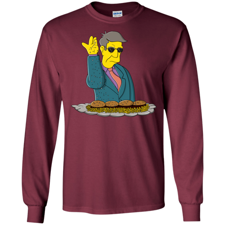 T-Shirts Maroon / S Skinner Bae Hams Men's Long Sleeve T-Shirt