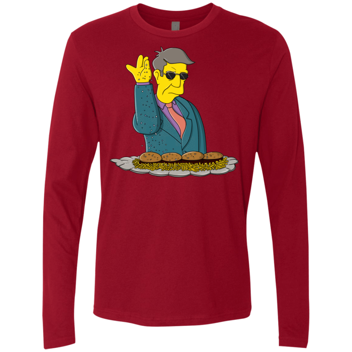 T-Shirts Cardinal / S Skinner Bae Hams Men's Premium Long Sleeve