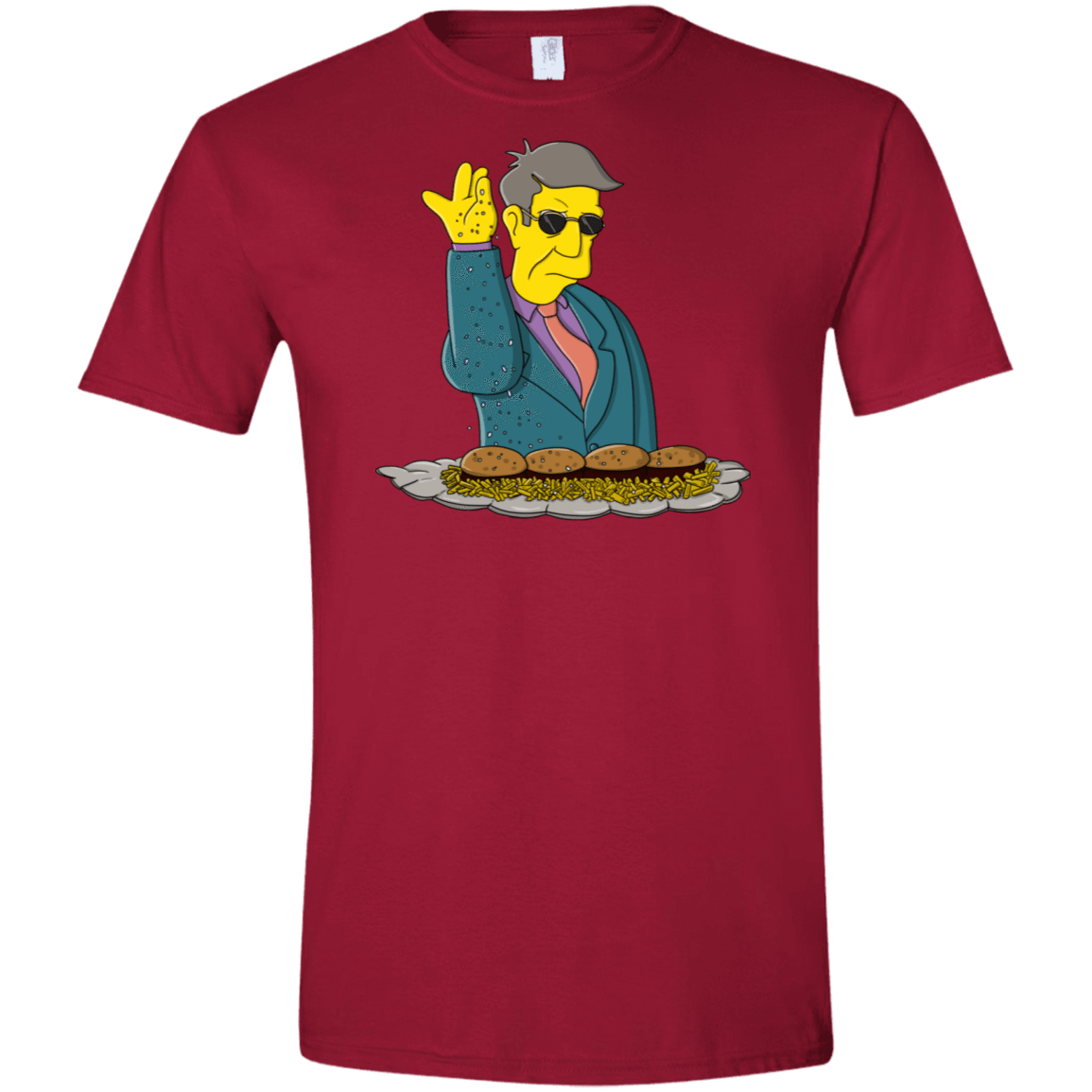 T-Shirts Cardinal Red / S Skinner Bae Hams Men's Semi-Fitted Softstyle