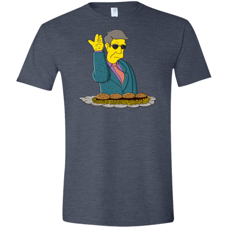 T-Shirts Heather Navy / S Skinner Bae Hams Men's Semi-Fitted Softstyle